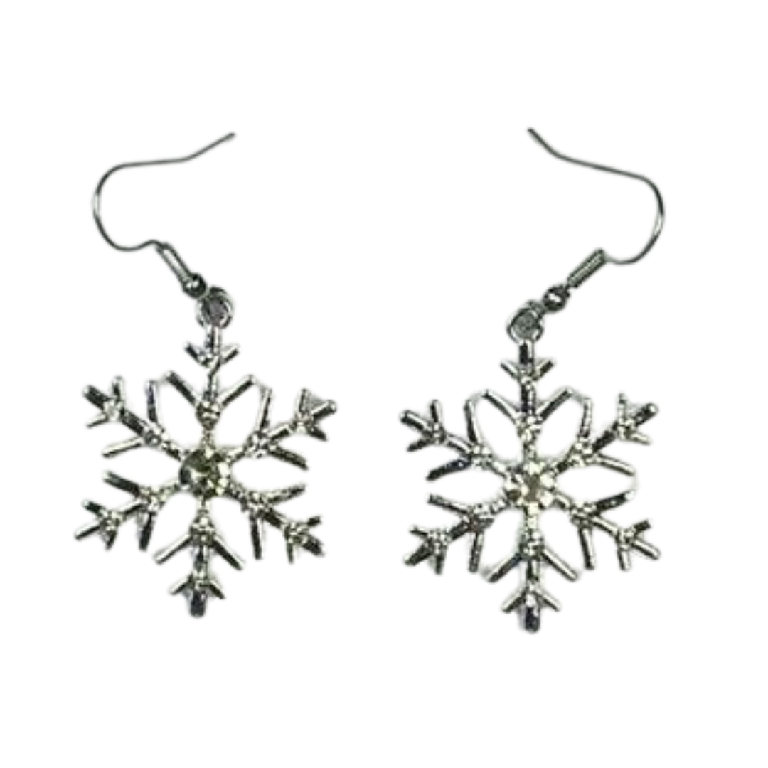 Snowflake Drop Earrings