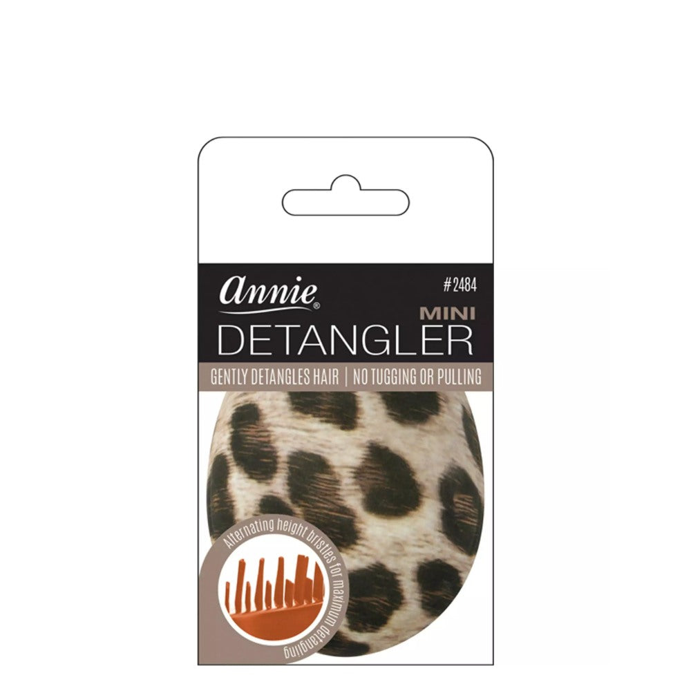 Annie Mini Detangler Brush - Leopard