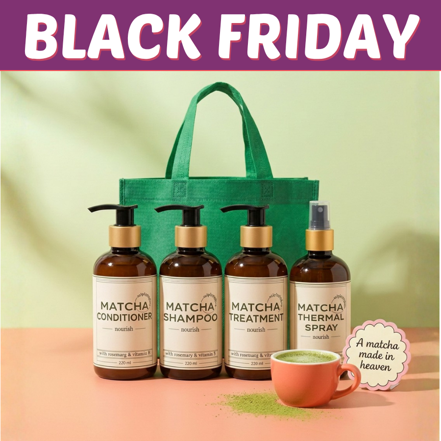 Black Friday Deal A – Nourish Matcha Haircare Set