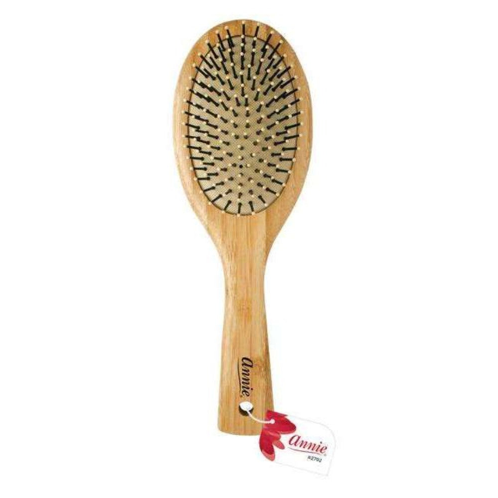 Bamboo Oval Brush - Nylon Bristles