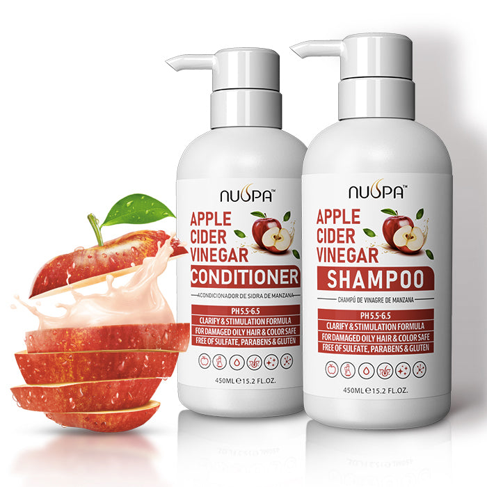 Nuspa Apple Cider Vinegar Shampoo & Conditioner-450ml