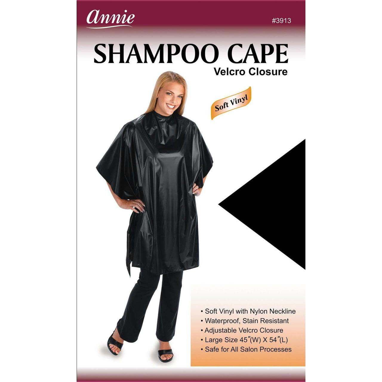 Annie Soft Vinyl Velcro Shampoo Cape