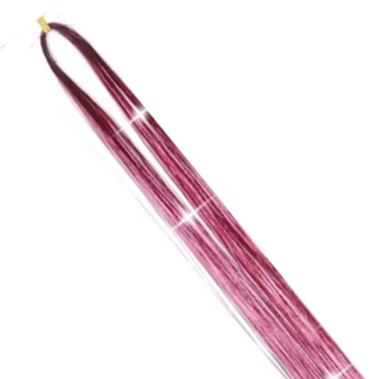 Rose Pink Hair Tinsel - 91cm