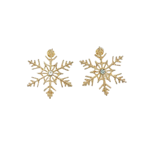 Snowflake Stud Earrings