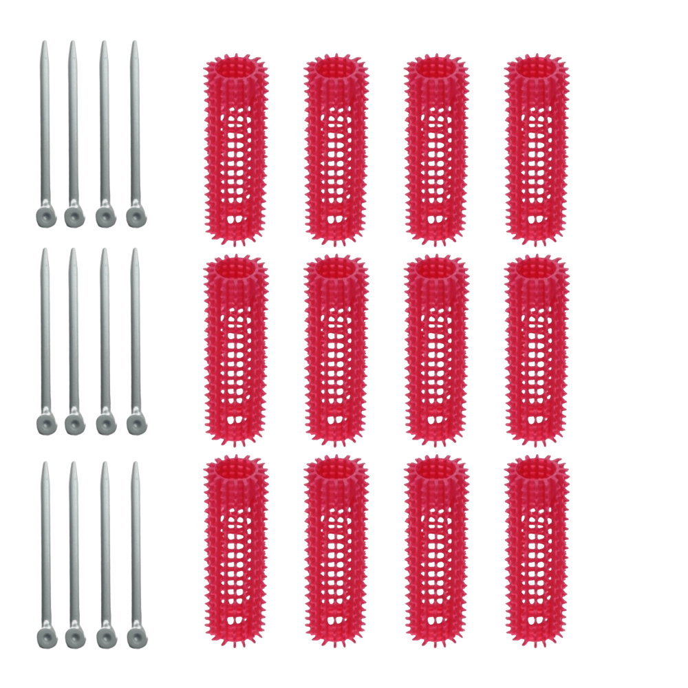 Stohr Hair Rollers 12 Pack + 12 Pins