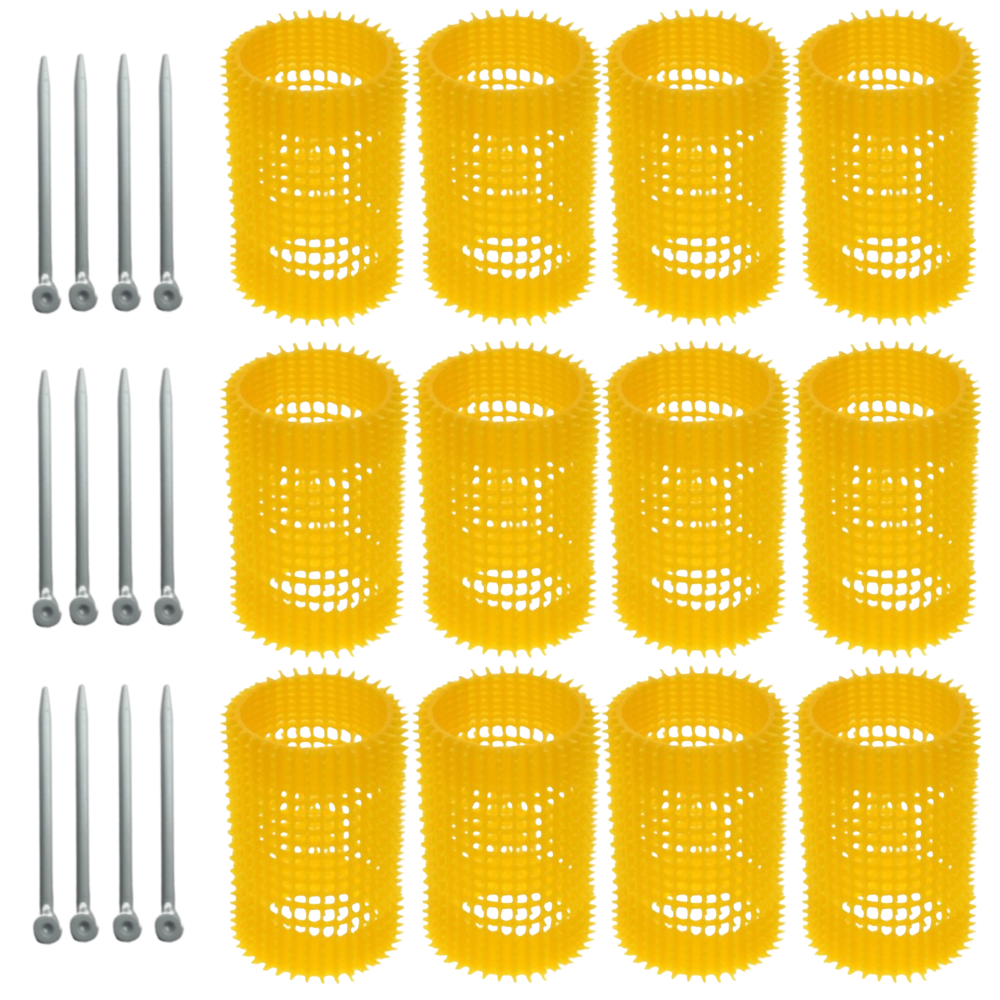 Stohr Hair Rollers 12 Pack + 12 Pins