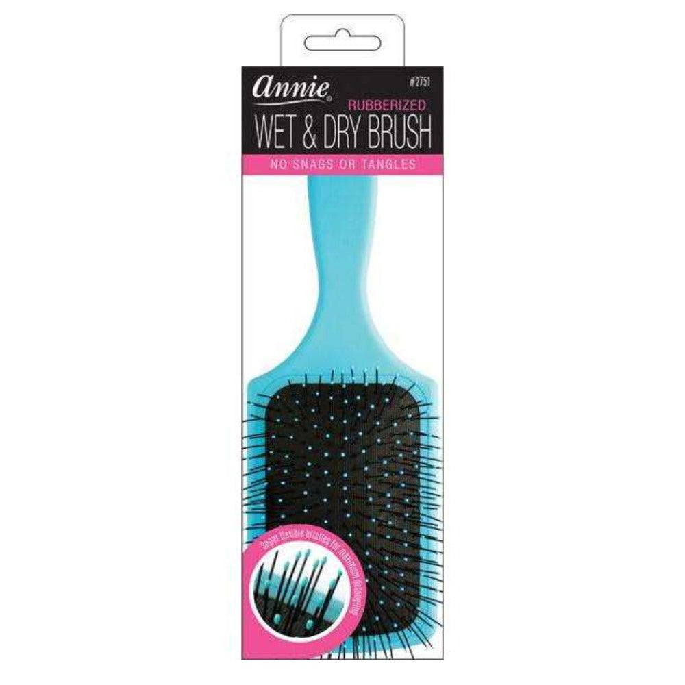 Annie Wet &amp; Dry Paddle Brush - Teal
