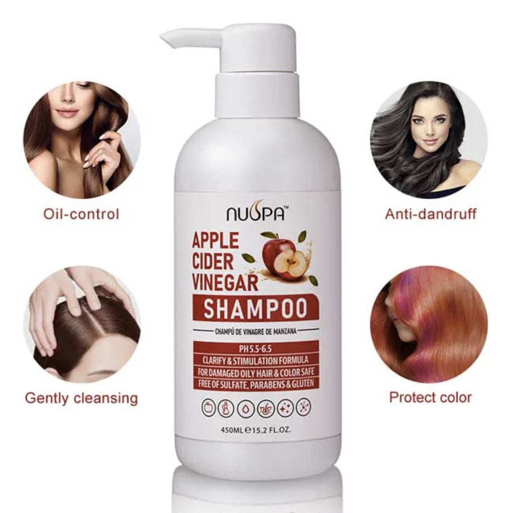 Nuspa Apple Cider Vinegar Shampoo-450ml