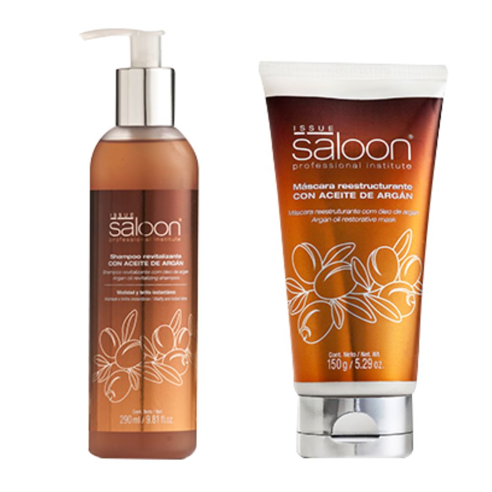 Issue Argan Oil Shampoo and Hair Restorative Mask