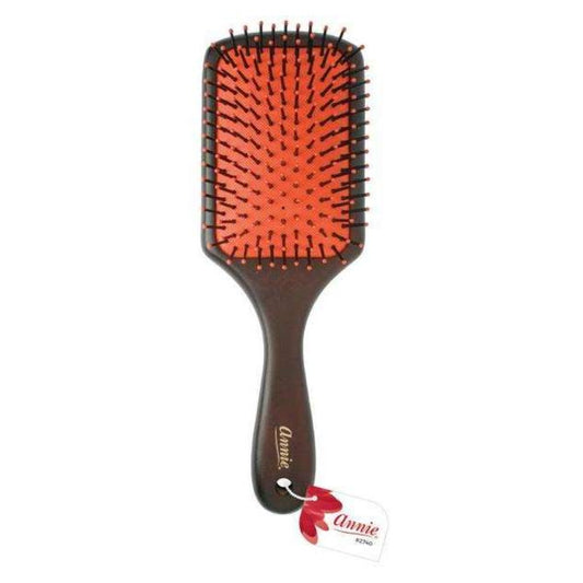 Annie Wooden Paddle Brush - Dark Brown
