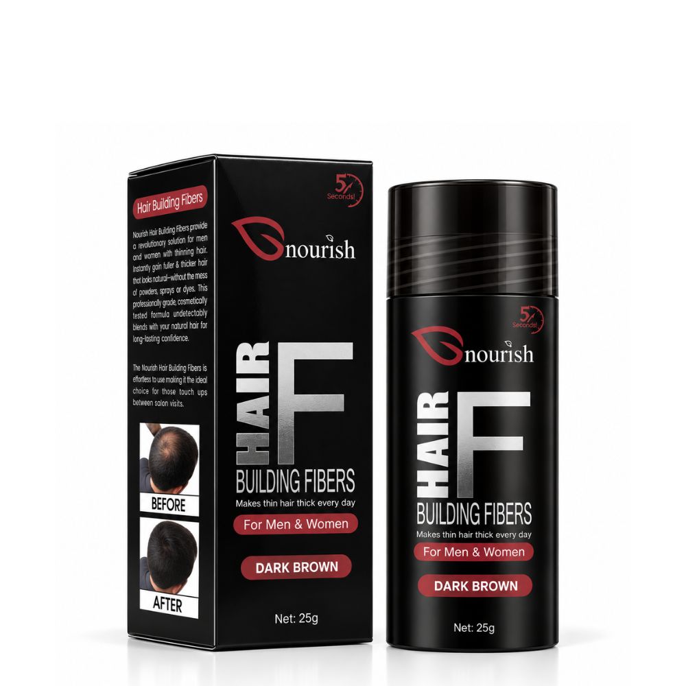 Nourish Hair Building Fiber Dark Brown - 25g