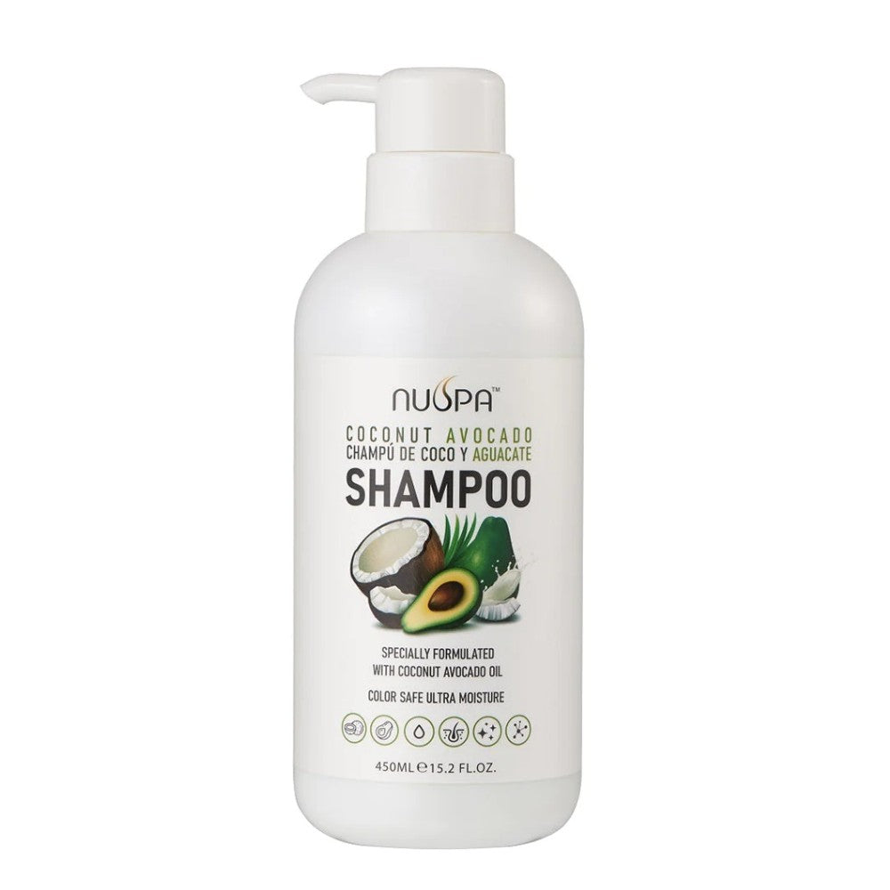 Nuspa Coconut and Avocado Shampoo - 450ml