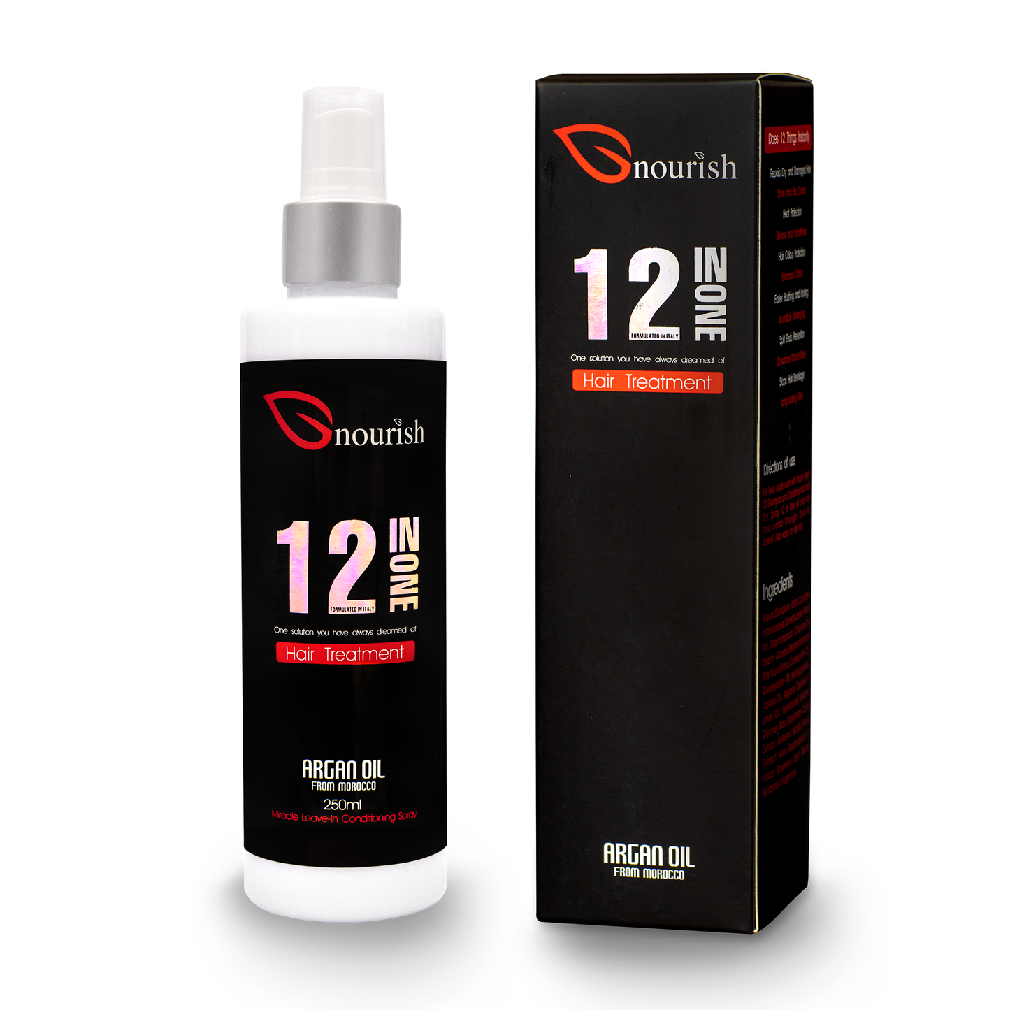 argan oil 12 in one treatment. Best hair treatment. 11 in one treatment. nourish argan oil