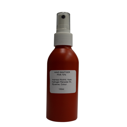 Hand Sanitiser (70%) in Red Aluminum Bottle - 150ml