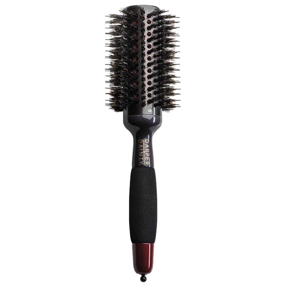 Dapper & Dainty Monster Flow Professional Ceramic Ionic Vented Wooden Thermal Brush-86mm-86mm
