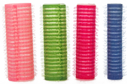 Velcro Hair Rollers Assorted Sizes - 12 pack