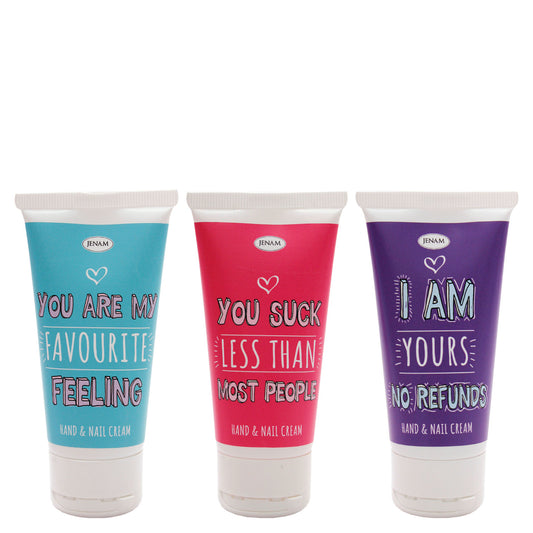 Quirky Valentines Hand and Nail Cream (Assorted Designs) - 50ml