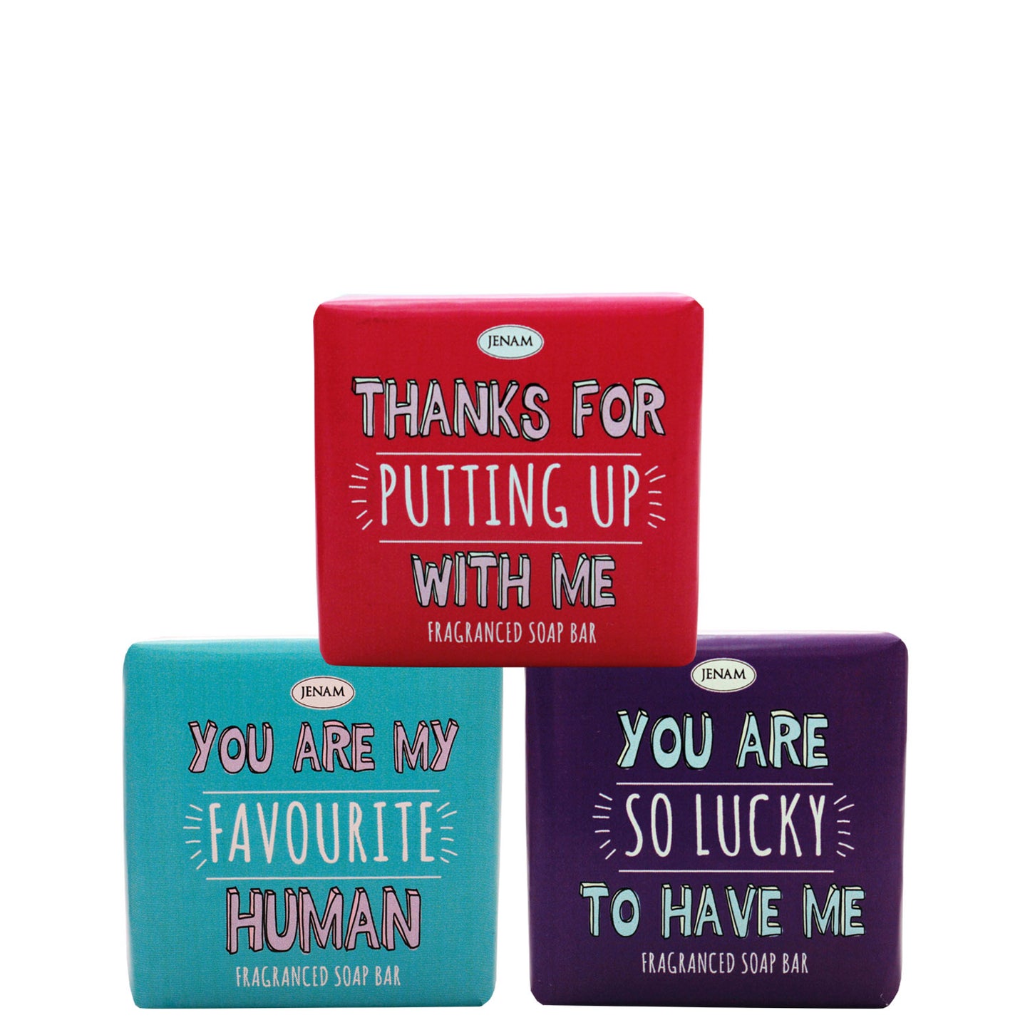 Quirky Valentines Soap Bar (Assorted Designs) - 90g